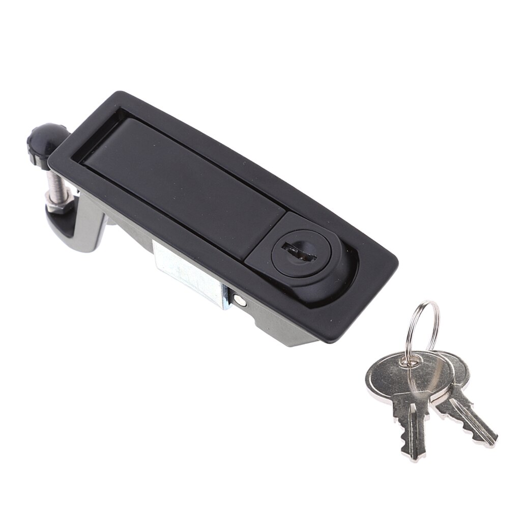 Black Compression Latch / Lever Lock For Horsebox, Trailers, Locker Doors