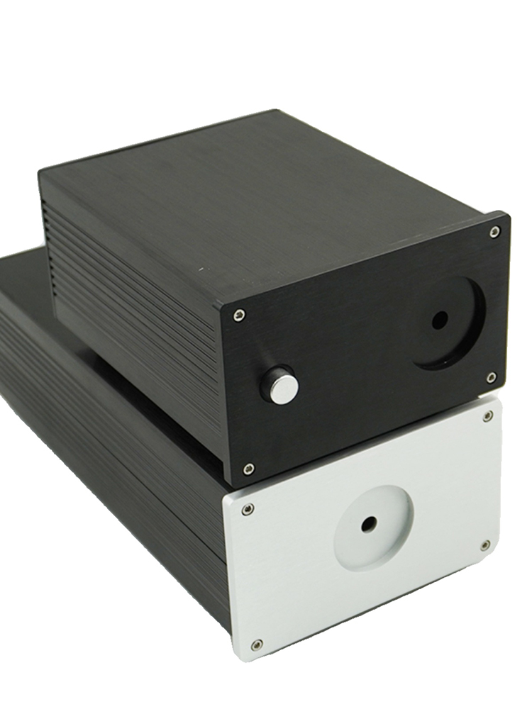 1Piece Aluminum DAC Tube Amplifier Split Power Supply Enclosure Mini AMP 126 Case Chassis Preamp Box PSU Headphone Amplifier Cha