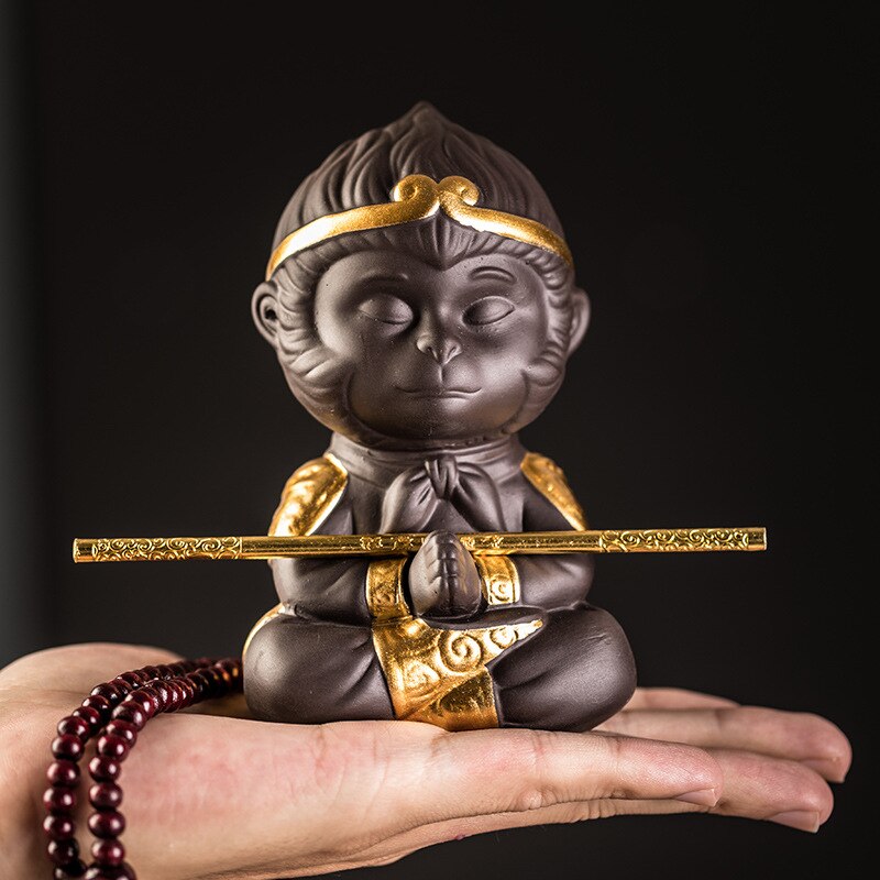 The Monkey King: Quest for the Sutra tea favor Ornaments Supportable Yixing Clay Tea Carve