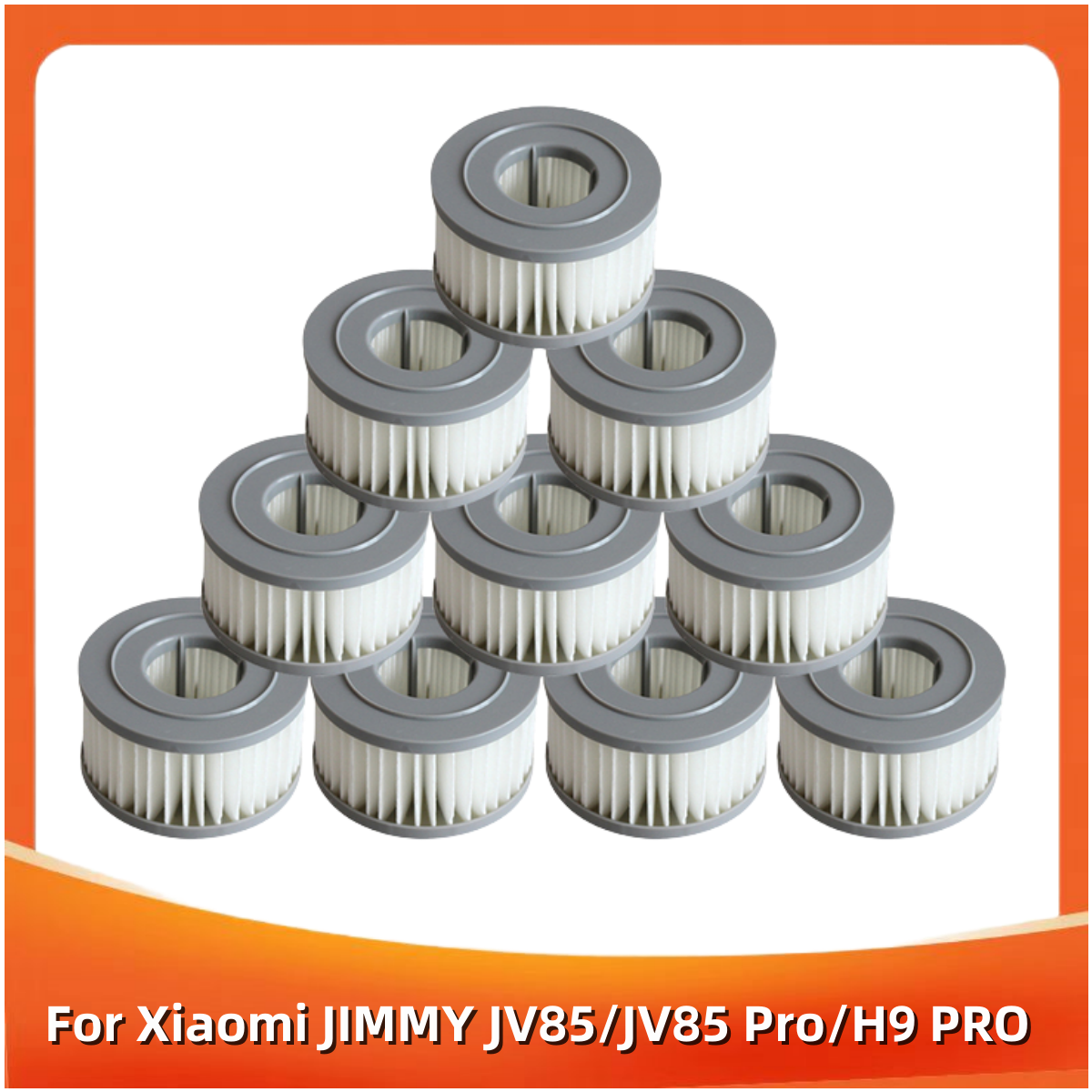 1/3/5/10 Uds filtro HEPA para Xiaomi JIMMY JV85/JV85 Pro/H9 PRO piezas de aspiradora inalámbrica de mano