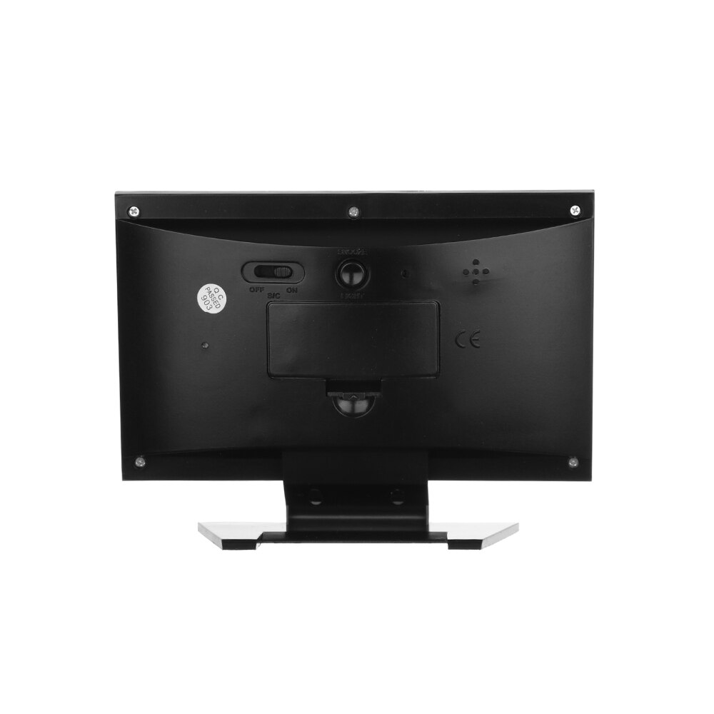 1PC Digitale Wekker LCD Display Kalender Voice Control Snooze Modus Thermometer Temperatuur Timer Desktop Ornament