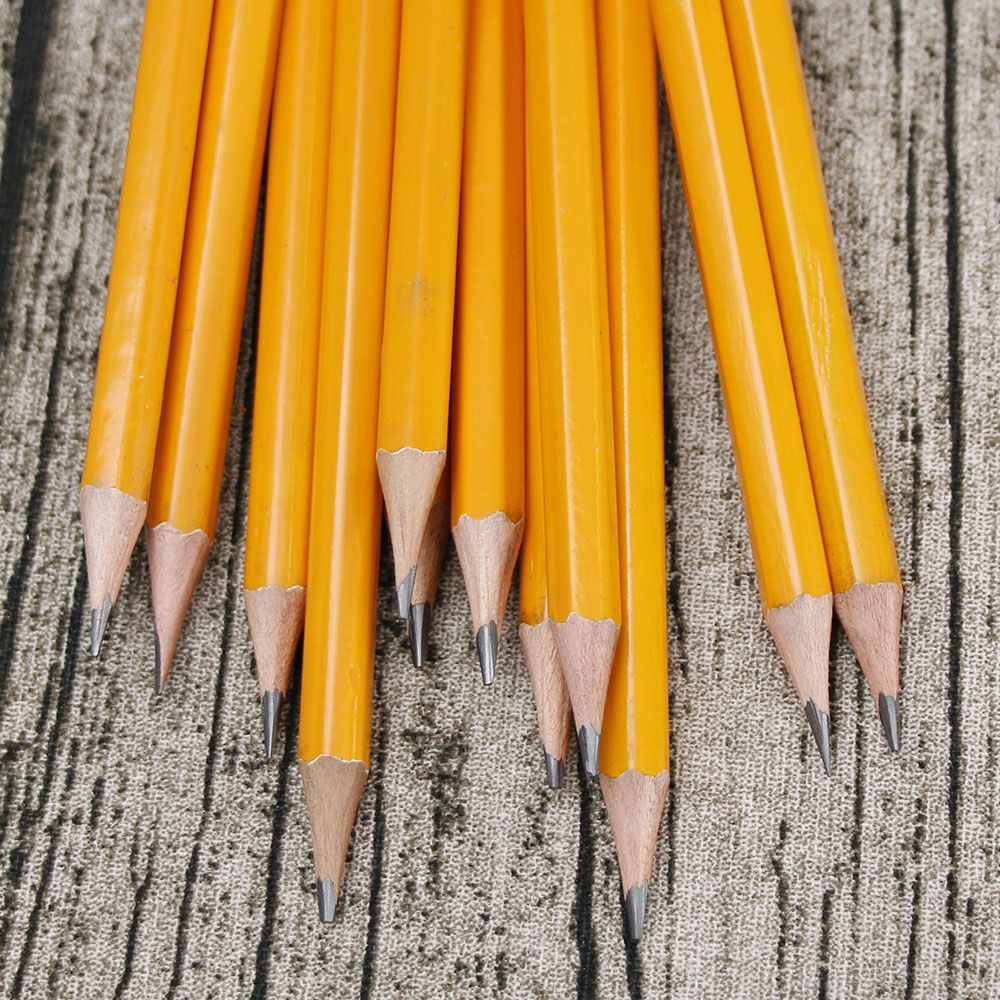 12 Stuks Standaard Hb Schets Schrijven Kids Schrijven Potlood Met Gum Met Gum