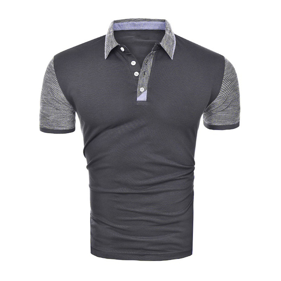 Polos zogaa de verano para hombre, polos casuales de manga corta, polos de algodón con diseño de patchwork para negocios, tops para hombre
