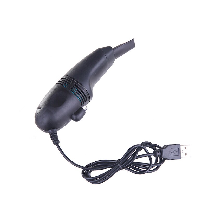 Usb Stofzuiger Mini Computer Usb Toetsenbord Borstel Computer Vacuüm Cleaning Kit Tool Verwijder Dust Borstel Voor Auto: Black