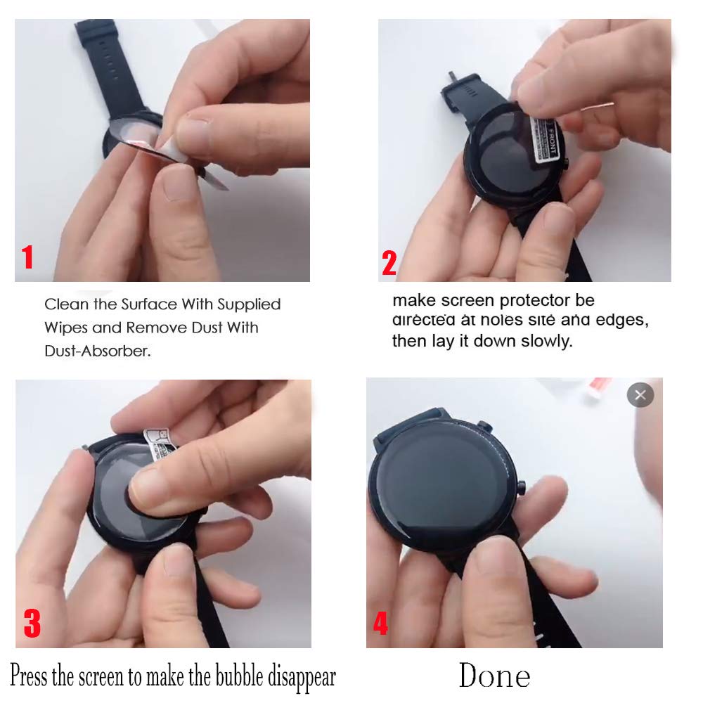 Gehard Glas Voor Huawei Horloge Gt 2 Screen Protector 42/46 Mm Polymeer Materialen Volledige Beschermende Film Huawei Horloge GT2 46mm/42 Mm