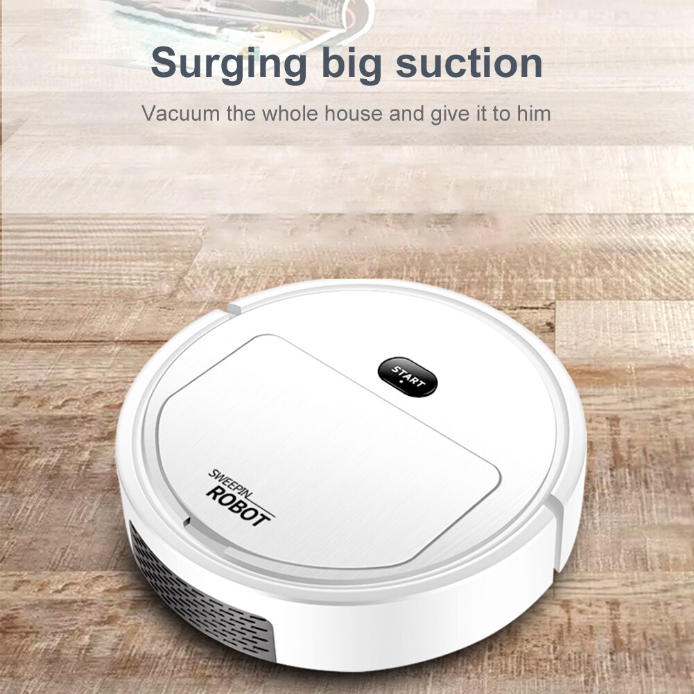 1800Pa Smart Robot Vacuum Cleaner Multifunctional 3-In-1 Auto Rechargeable Floor Sweeping Robot Dry Wet Vacuum Cleaner Machine