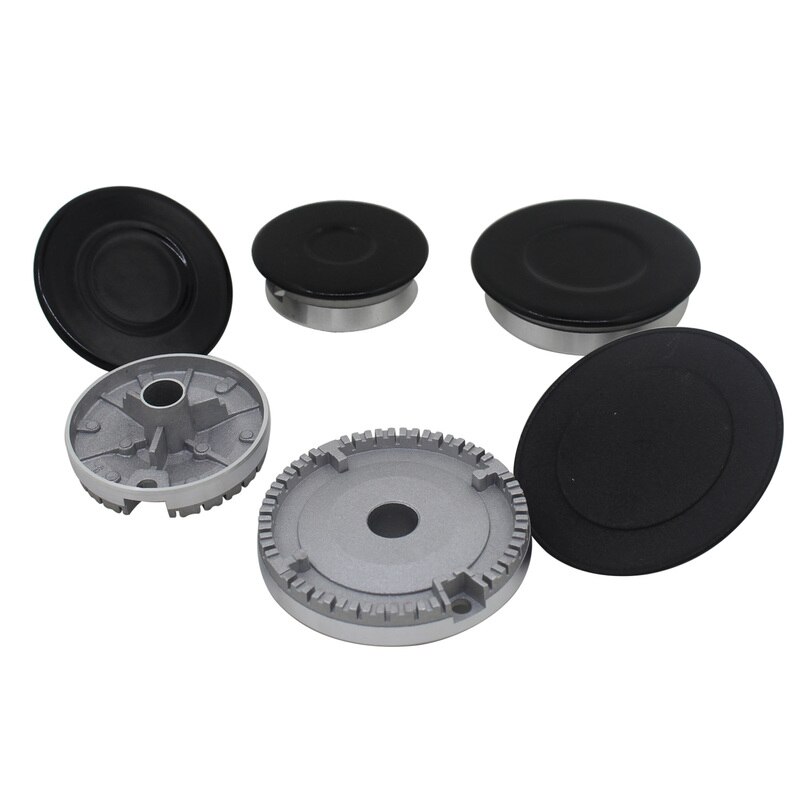 Universele Fornuis &amp; Oven Kookplaat Gas Brander Crown &amp; Vlam Cap Cover