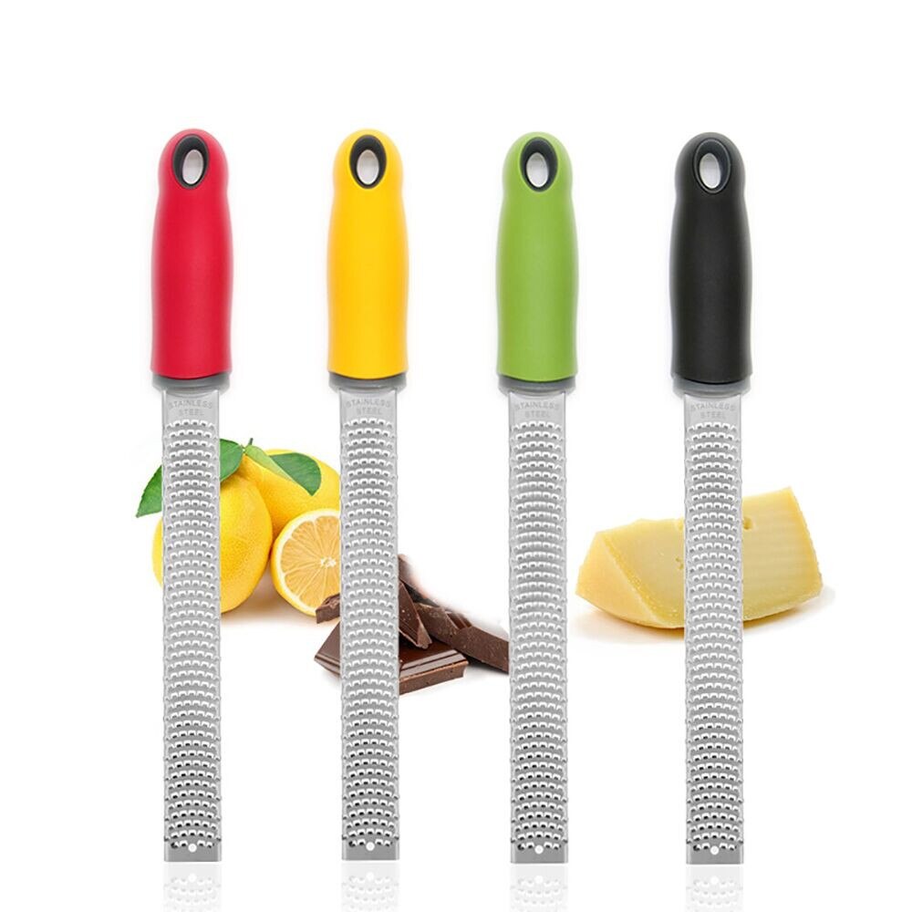25#Citrus Lemon Zester & Cheese Grater-Parmesan Cheese Lemon Ginger Garlic Nutmeg, Chocolate Vegetables Fruits Kitchen Tools