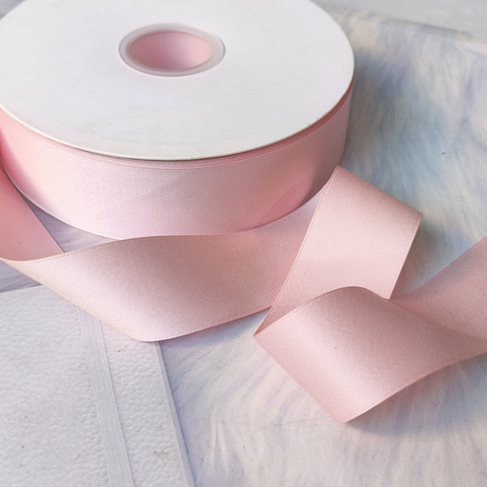 Ruban en Satin finition mate, 5Yards, 3.8CM, nœuds de bricolage, matériel Bouquet de fleurs, boîte à gâteaux , vêtements d'emballage, décoration de fête de mariage