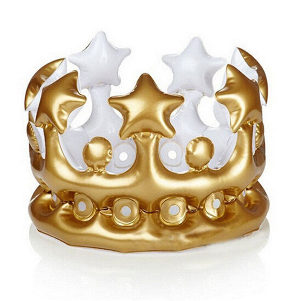 Kids Inflatable Birthday Cosplay Birthday Party Stage Hats Crown Tools