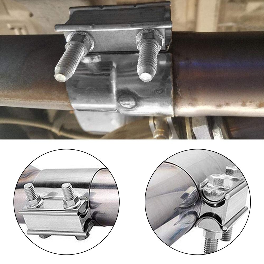 Universal 2.25 " 2.5 " 3.0 " rustfri udstødningsmanchet stødsamlingsklemme udstødningsrør manchetkobling trinklemme rs -cr1013