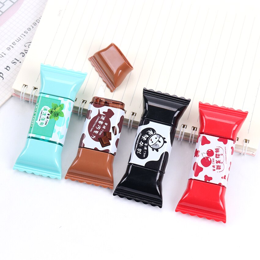 1PC Nette Candy Korrektur Band 3,5 m Kawaii Corrector Schreibwaren Schule Büro Student Lieferungen