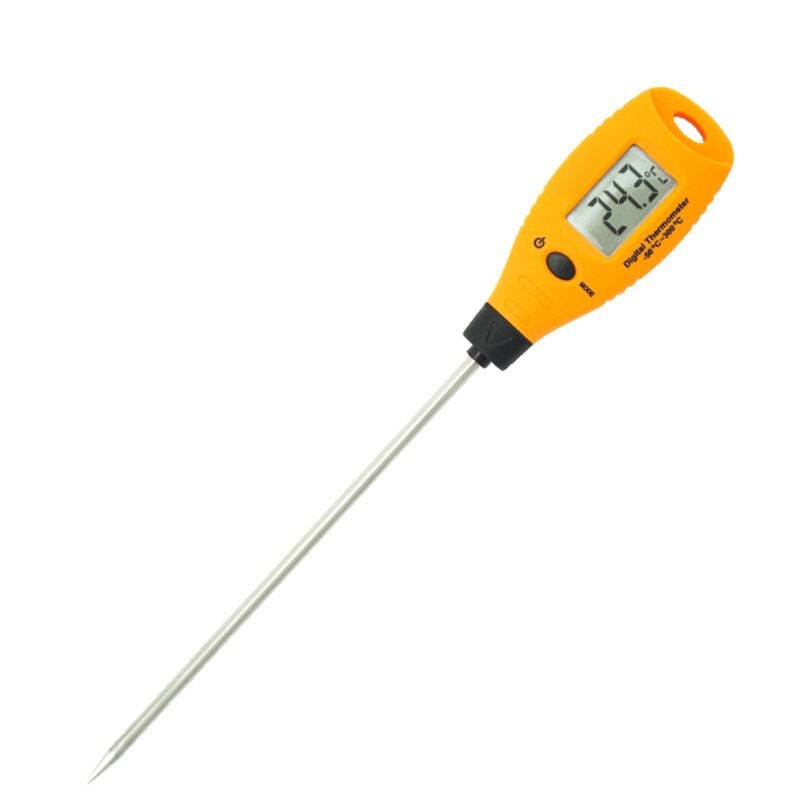 Food Digital Thermometer LCD Display with Probe Kitchen Temperature Tester Tool MOLC