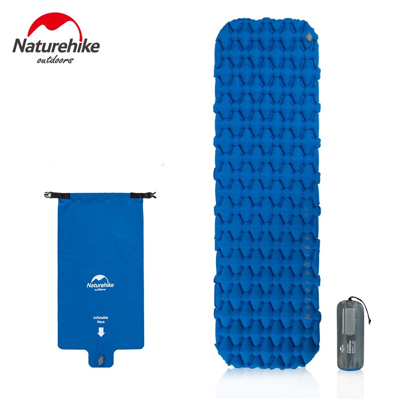 Matelas gonflables d'air de coussin de couchage de Camping de naturetrekking avec le coussin de couchage extérieur ultra-léger d'oreiller pour la randonnée Trekking