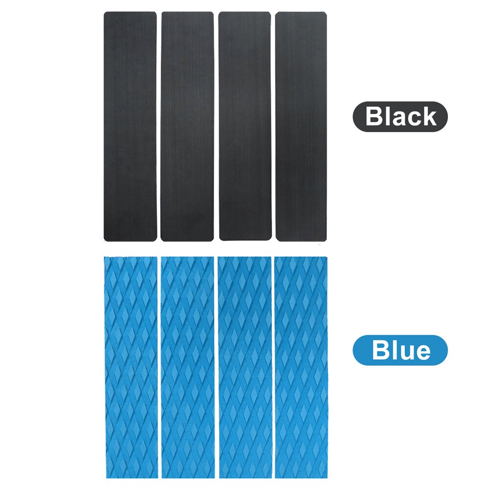 3pcs EVA Rectangle Water Sports Soft For Surfboard Deck Surfing Mat Multifunction Long Non Slip Heavy Duty Elastic Traction Pad