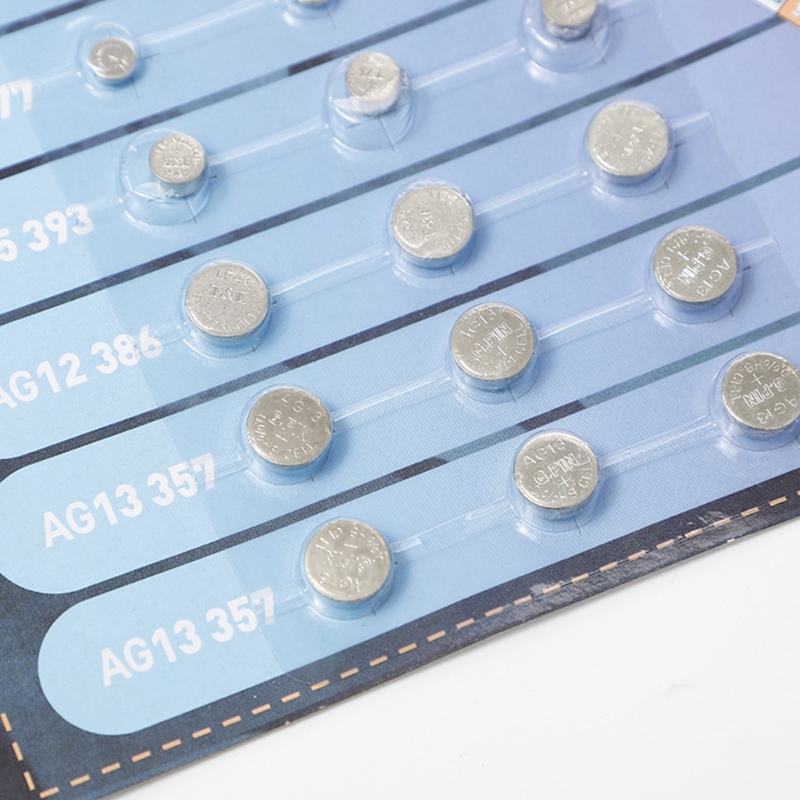 A9LC 30 Stück Knopfzellen-Knopfzellenbatterien für Spielzeug, Schlüssel, Uhrenbatterie