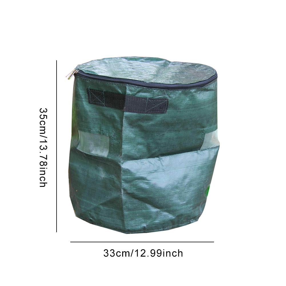 30L PE Earthworm Manure Bag Horticultural Compost Bag Earthworm Nutrient Soil Culture Bag For Tea Fruit Vegetable Growth