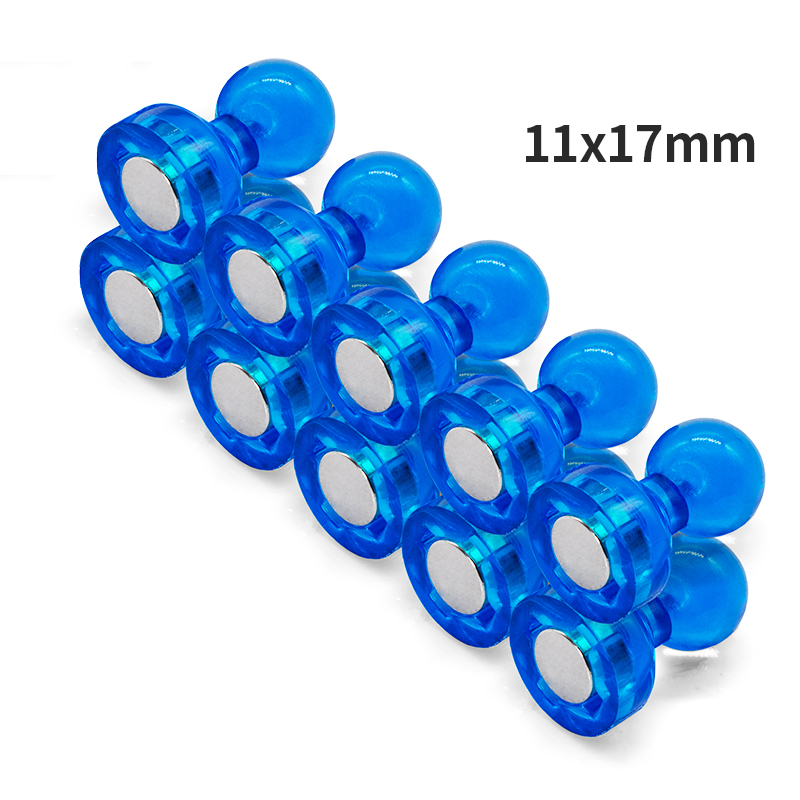 11x17mm Magnet Pushpin Office Pushpin Strong Neodymium Magnet Cone Magnet Super Magne t Refrigerator Sticker Magnetic Pushpin: black