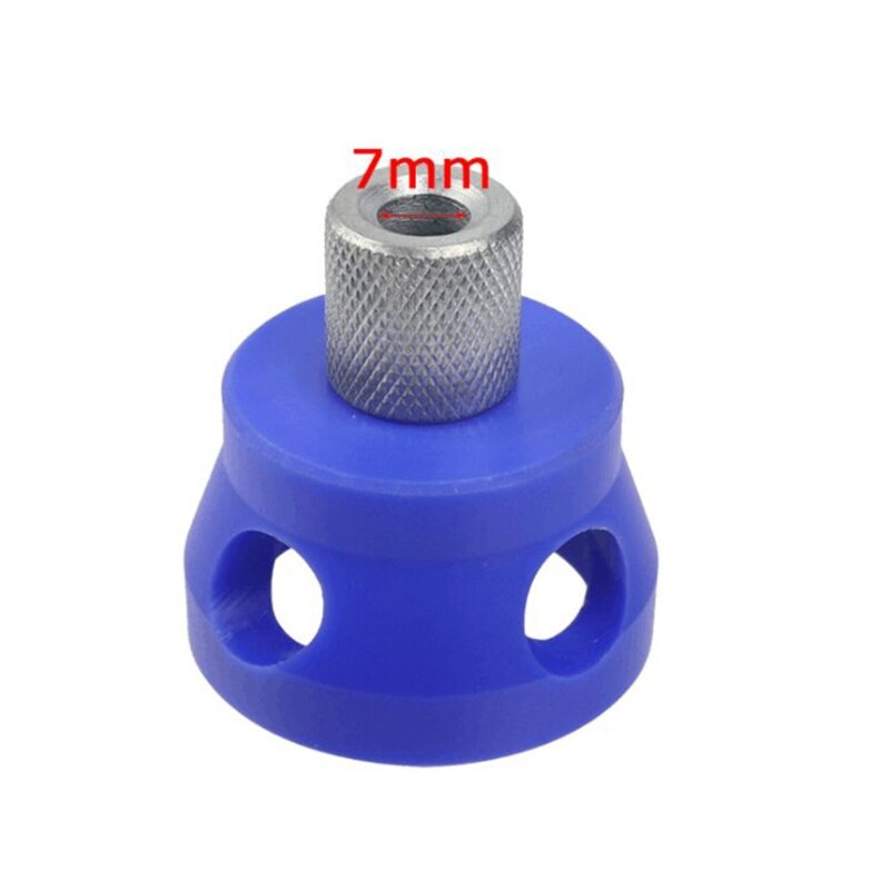 Replaceable Vertical Drill Guide Doweling Jig Kit 3-10mm Drill Positioning Pocket Hole Puncher Woodworking Tools: 7mm