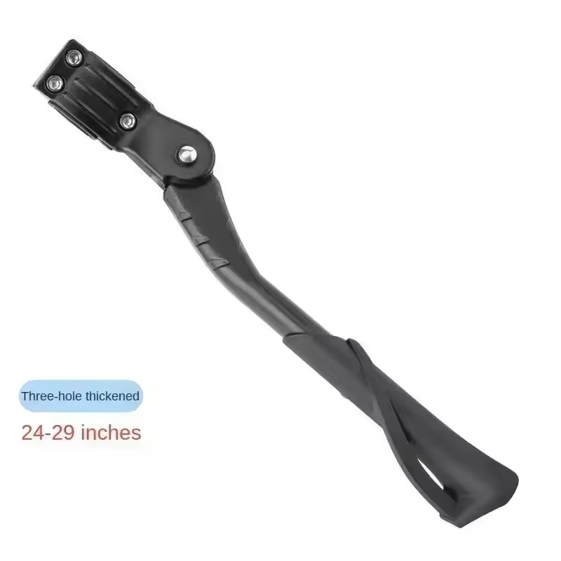 2 ‌ 026 Verstelbare fietsstandaard Zijstandaard van aluminiumlegering voor MTB opvouwbare elektrische fietsen, sneeuwvoertuigen, 24-29 inch universele pasvorm: Default Title