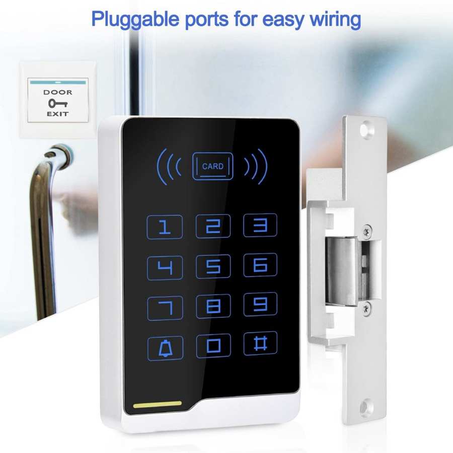 DC12V Door Access Control Unit Kit Access Card Device Lock with Power Supply