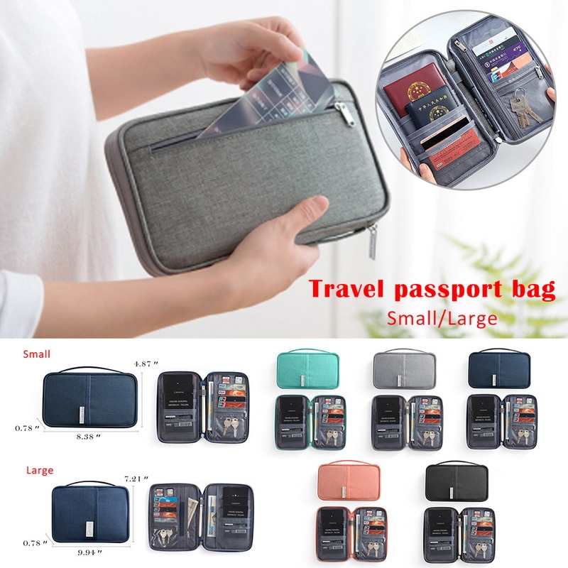 Travel Wallet Family Passport Holder Waterproof Document Case Organizer Card Package Card Holder Travel accessories