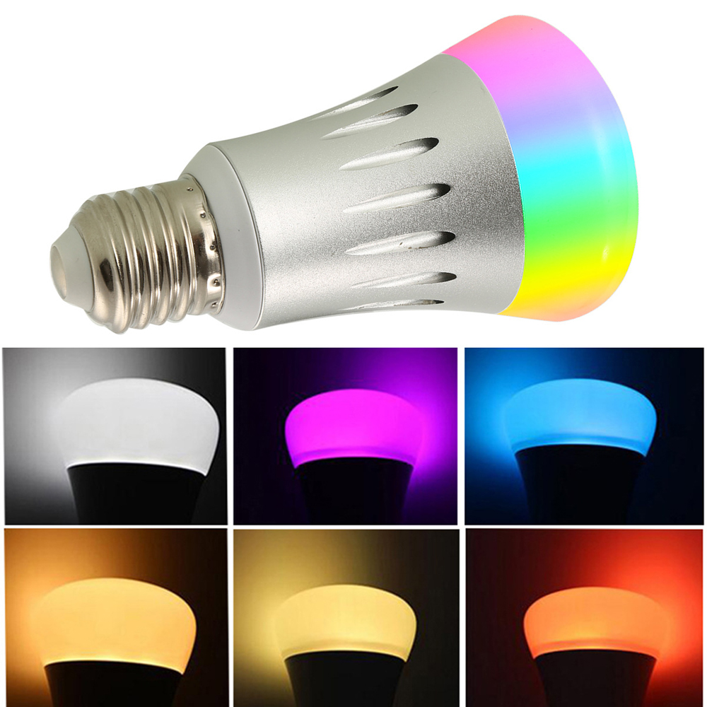 Smart Wifi Led Lampen Dimbare 220V E27 Lamp Alexa Google Home Kleur Veranderende Verlichting App Afstandsbediening Led Lamp rgb Home Deco
