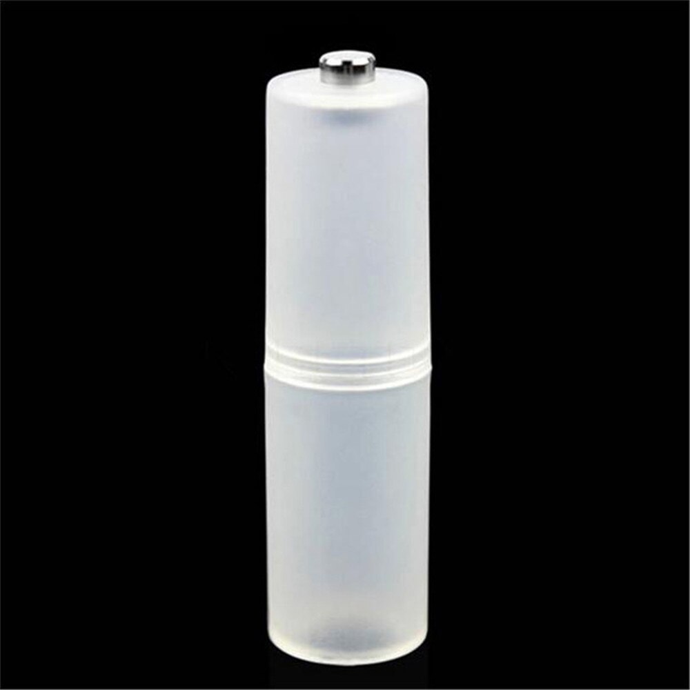 1Pc AAA To AA Size Cell Battery Converter Adapter Adaptor Batteries Holder Plastic Case Switcher PowerBank Case корпус