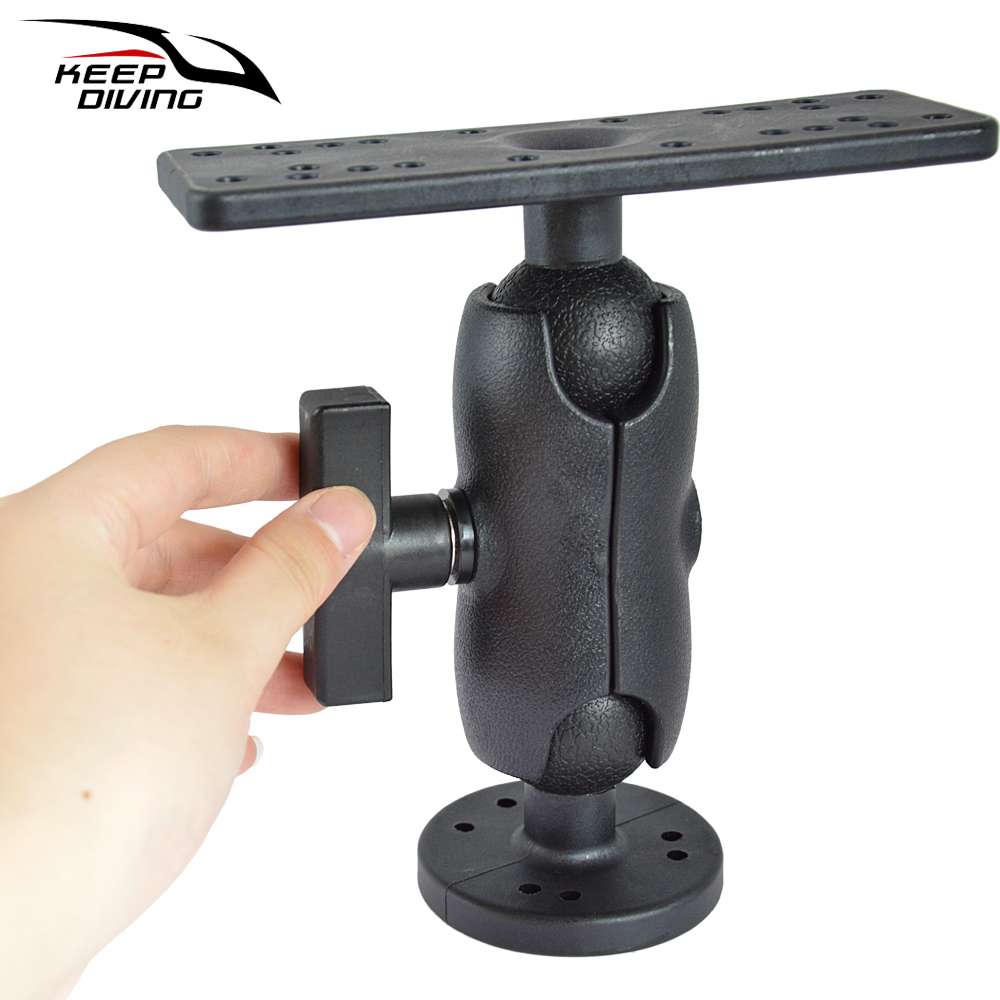 Kayak Electronic Fish Finder Mount 360 Degree Swivel Universal GPSMAP Supporter Nylon Boat Accessories