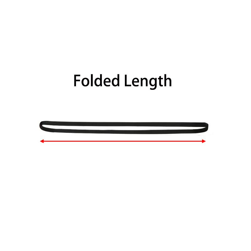 1Pcs Cross Section 0.7mm Square Rubber Transmission Belt Folded Length 36-130mm For Cassette Tape Drives Walkman Counter Belt