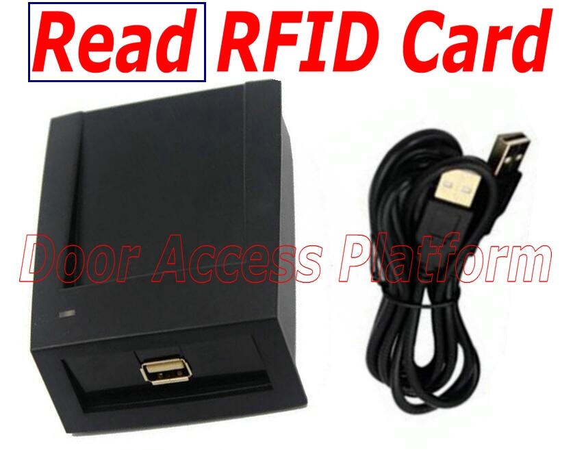 Card Read Only Window XP,Vista RFID Frequency 125KHZ Smart USB Card Reader Proxmty ID USB Reader Time Record Access Control