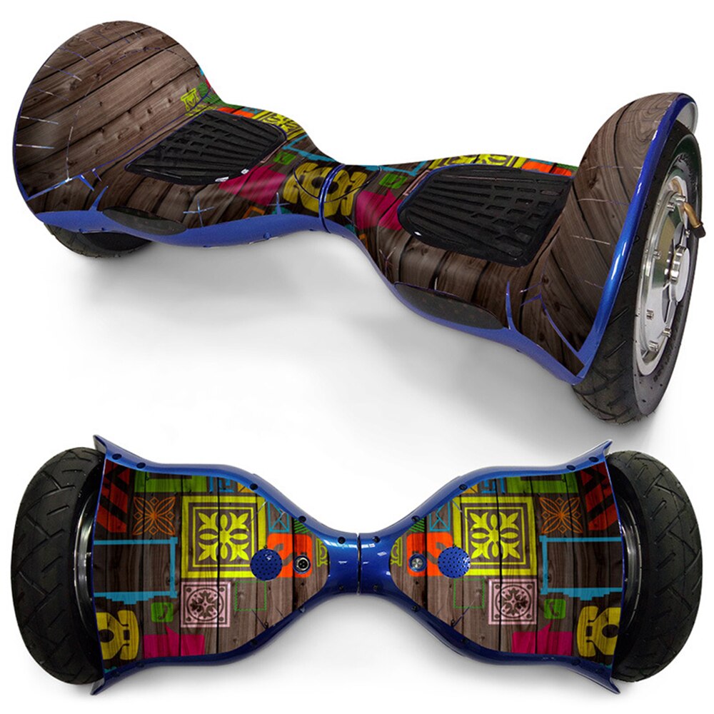 10 Inch Zelfbalancerende Elektrische Scooter Cover Sticker Protector Mini Kleurrijke Decoratieve Papier Klassieke Hoverboard Decoratie: 0108