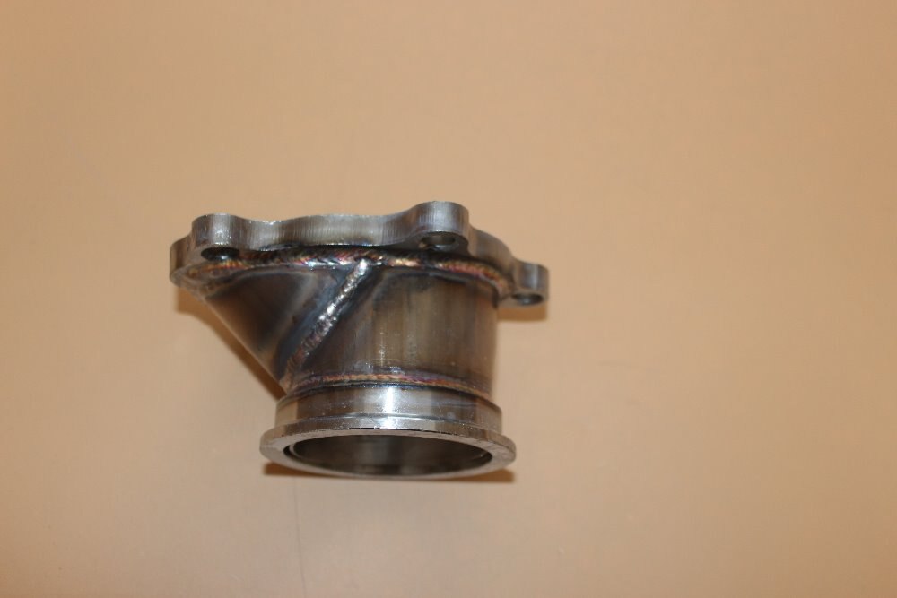 Turbo downpipe laippa  to 3 "v bändin muuntosovitin sopii subaru  td04 5 pultille