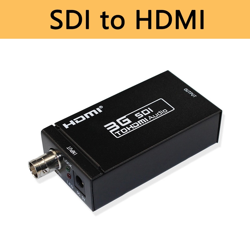 Wiistar Mini HD 1080 P 3G sdi zu hdmi Converter Box Unterstützung HD-SDI/3G-SDI Signale sdi2hdmi sdi zu hdmi konverter adapter