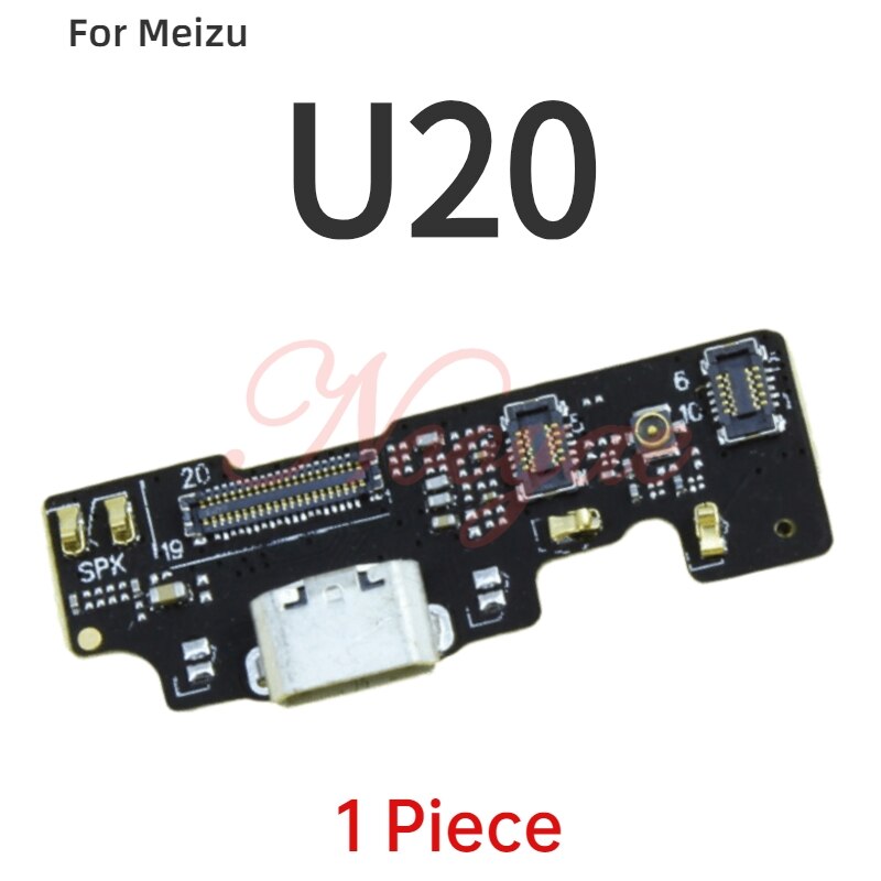Para Meizu M5C M710H M5s M5 mini M6s M6 M8 M2 M3 note M3s U10 U20 M6t puerto de carga USB, puerto de carga, Cable de micrófono flexible: flex for U20