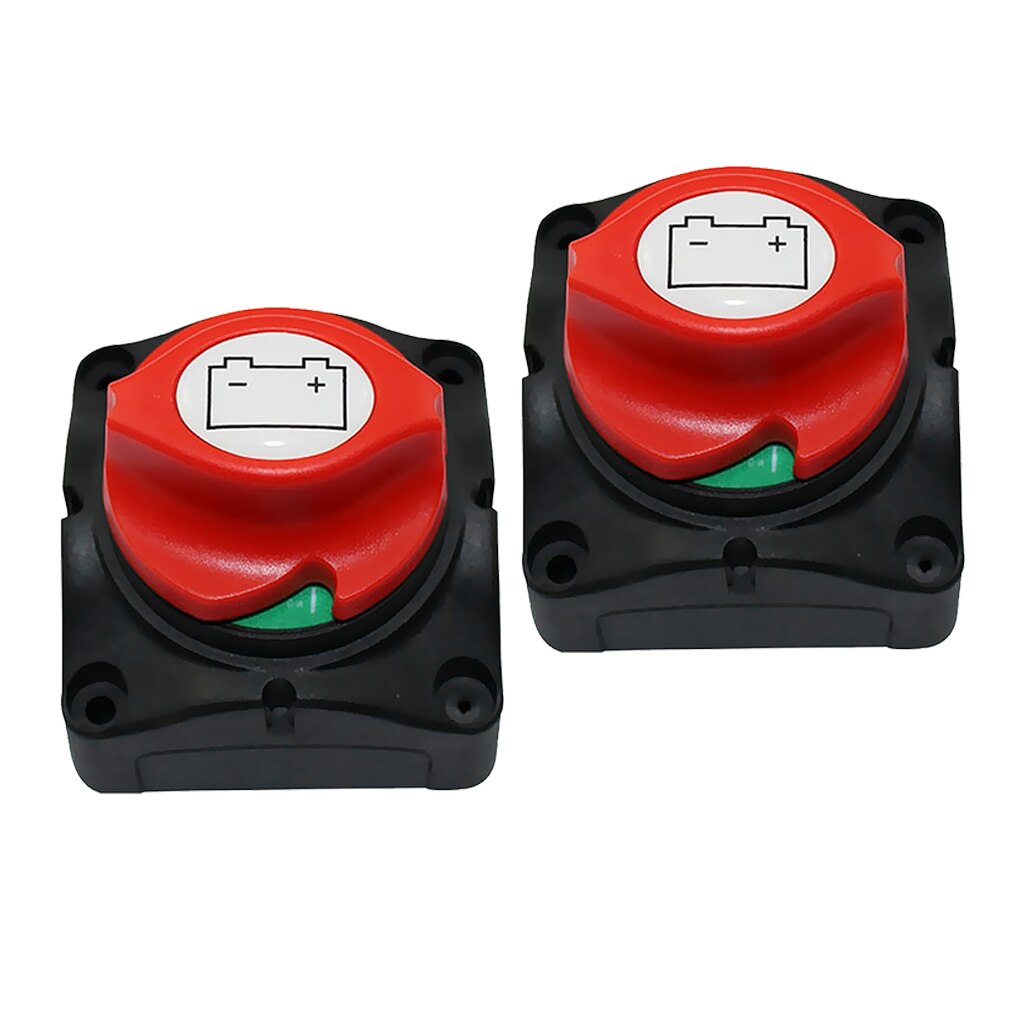 2 Packs 400A Battery Isolator Disconnect Power Switch For Car Marine Boat