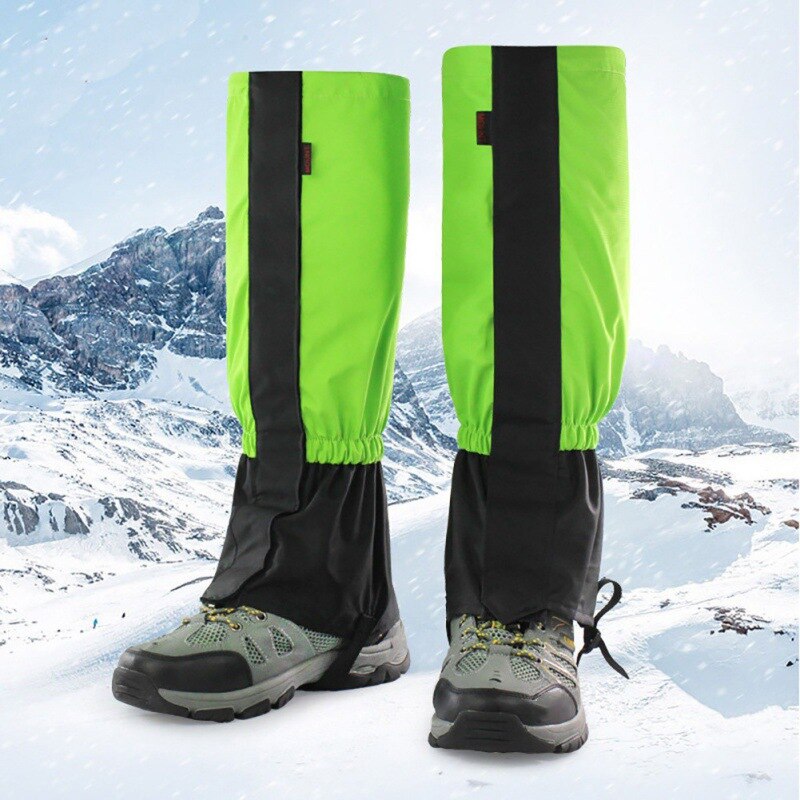 Impermeable protector para calzado de ciclismo hombres mujeres niños botas de esquí polainas de nieve al aire libre senderismo Trekking escalada esquí pierna Legging polainas