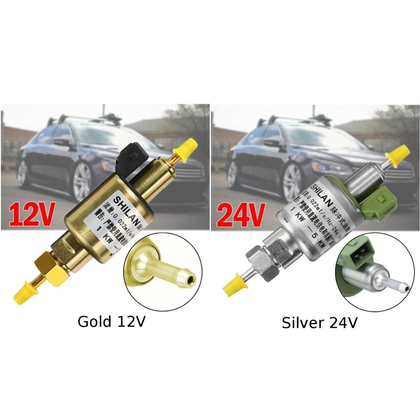 Universalvärmare bränslepump 1 st bil luft diesel metall 1kw-5kw byte