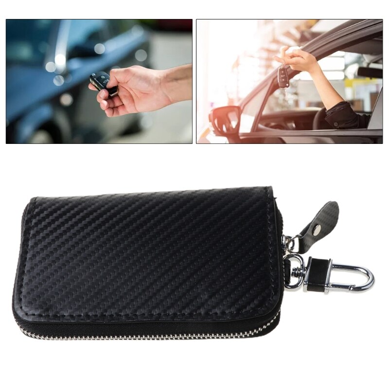 Anti-Diefstal Auto Sleutelhanger Guard Signaal Blokkeren Pouch Protector Shield Rfid Signaal Afscherming Blocker Beveiliging Box