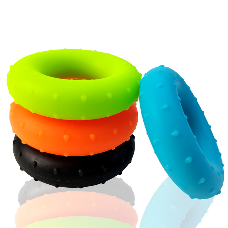 Sílica Gel Hand Grip Ring para Homens e Mulheres, Ginásio Fitness, Dedo, Pesado Exerciser Ball, Recuperação Muscular, Grip Trainer