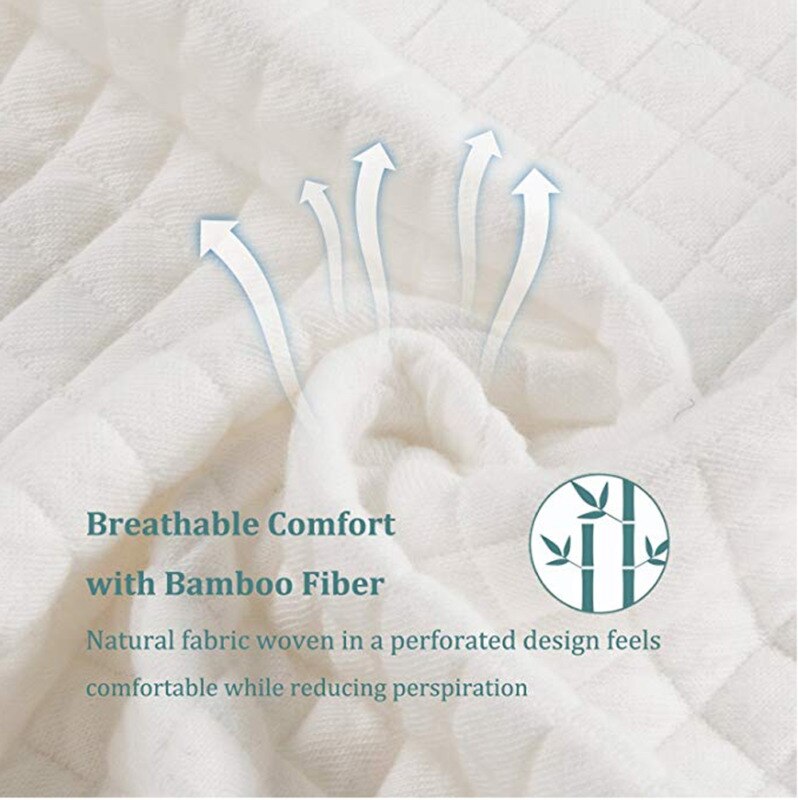 Komfort ortopædisk pude king size bambusfiberpude hypoallergenisk cool memory foam premium fast seng hukommelsesskumpude