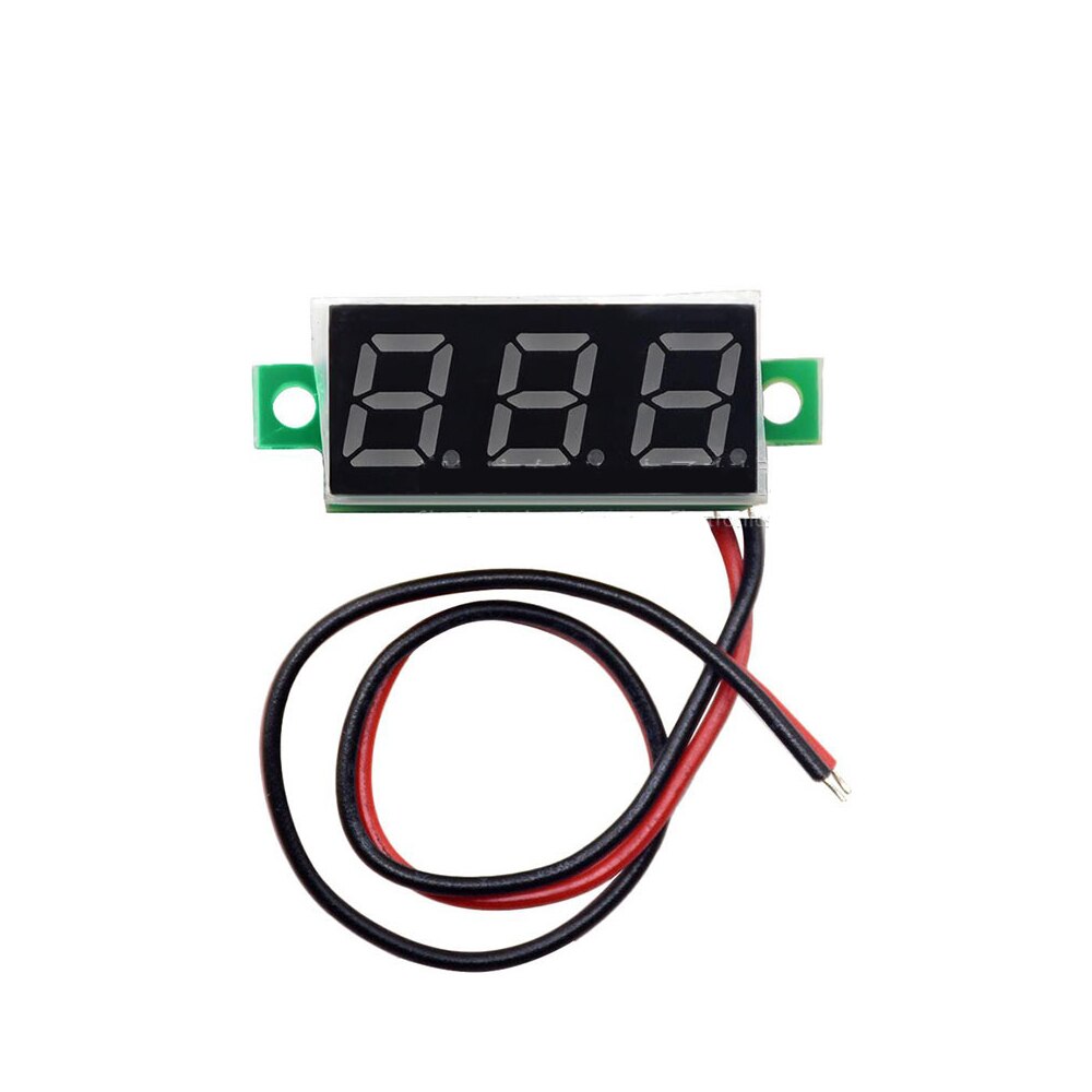 0,28 zoll DC LED Digital Voltmeter 0-100V Spannung Meter Auto Auto Handy, Mobiltelefon Energie Spannung Tester Detektor 12V verrotten Grün Blau Gelb