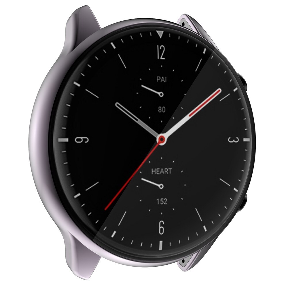 Tpu macio caso capa para amazfit gtr 2 assista protetor completo borda quadro escudo proteger pára-choques para xiaomi huami amazfit gtr2 assista: grey