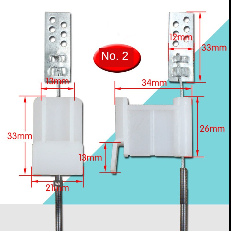 41.5cm Washing machine brake line Brake cable for washing machine Brake disc cable accessories Steel wire