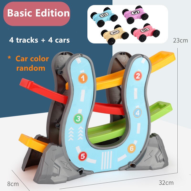 Rutsche Bord Spur Reibung Auto Spielzeug Fliegen Auto einstellen Slot Spur Spielzeug Jungen Mädchen Magie Rennen Autos Modell Für freundlicher