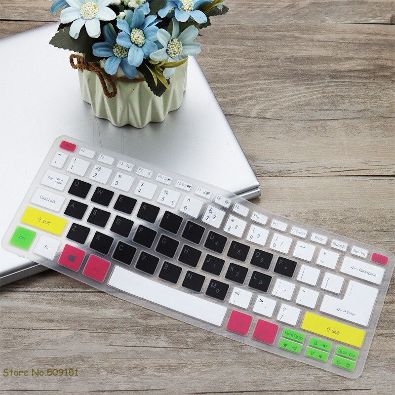Laptop Silicone Keyboard Cover Protector Skin For Acer Aspire 5 A514-52 A514-52K A514-52G A514-52KG A514 52G 52K 52 14'' 8565U: Candy black