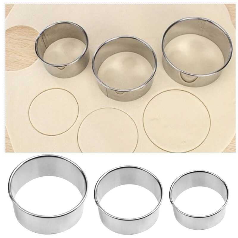 304 Stainless Steel Cutter Dumplings Mould Kitchen Maker Dumpling Skin Device dough press Pancake Tools