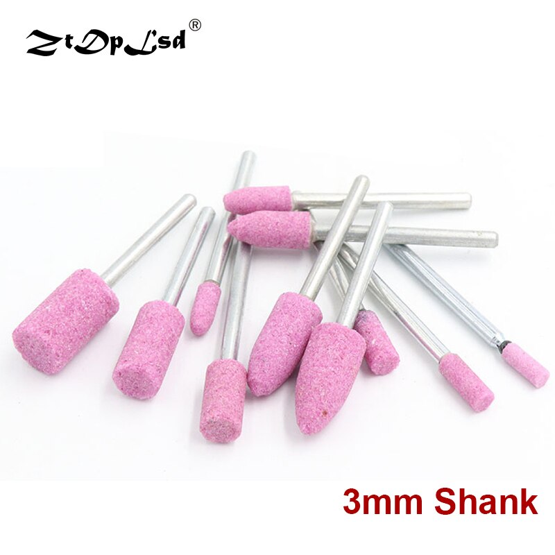 1Pc 3mm Shank Cylindrical Fibre Grinding Head Fiber Wheel Abrasive Tip Nylon Wheelhead High-speed Power Buffing Polishing Stone