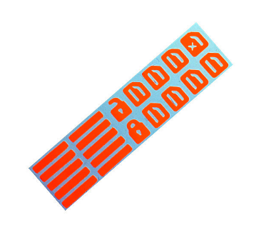 Car universal window luminous sticker fluorescent sticker glass lifter switch button glow sticker modified fluorescent sticker