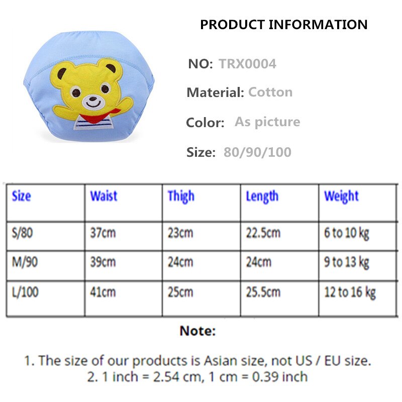 10pc/Lot Training Pants/Child Cloth Study Pants/Reusable Nappy Washable Diapers Underwear